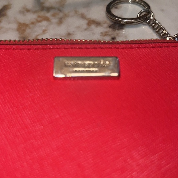 Preloved KATE SPADE red saffiano leather wristlet - Picture 4 of 7